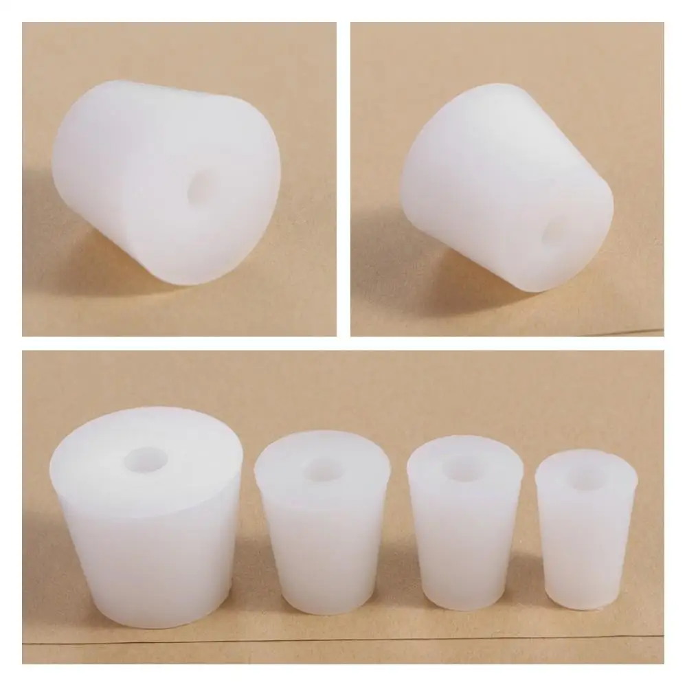 High-Temperature Resistant Wide Mouth Bottle Silicone Conical Bottle Stopper Fermenter Cover Test Tube Silicone Plug