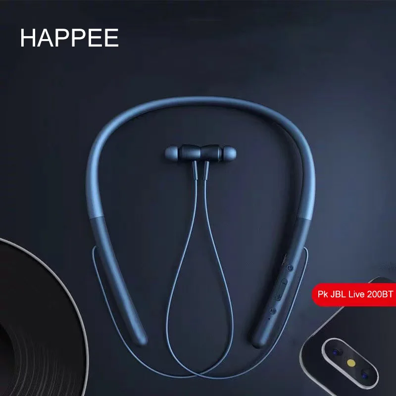 Магнитные беспроводные наушники PK WI-XB400 Bluetooth 5 0 R12 спортивные с шейным ободом