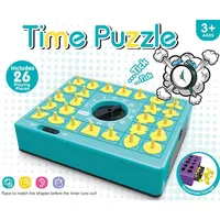 Time Game Pop Up Board Game Shape Matching Puzzles For Kids Early Educational Toys Teaches Shape Recognition Deductive Reasoning 1