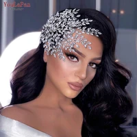 YouLaPan Bling Rhinestone Headband Wedding Headwear Accessories Women Head Jewelry Handmade Bride Banquet Headwear Tiara HP438