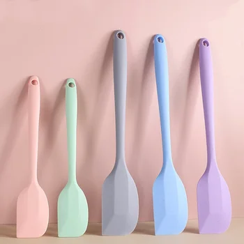 Baking Tools Spatula Silicone Spatula Cream Scraper Stirring Knife  Butter Pastry Blenders Salad Mixer Food Grade Kitchen tool 1