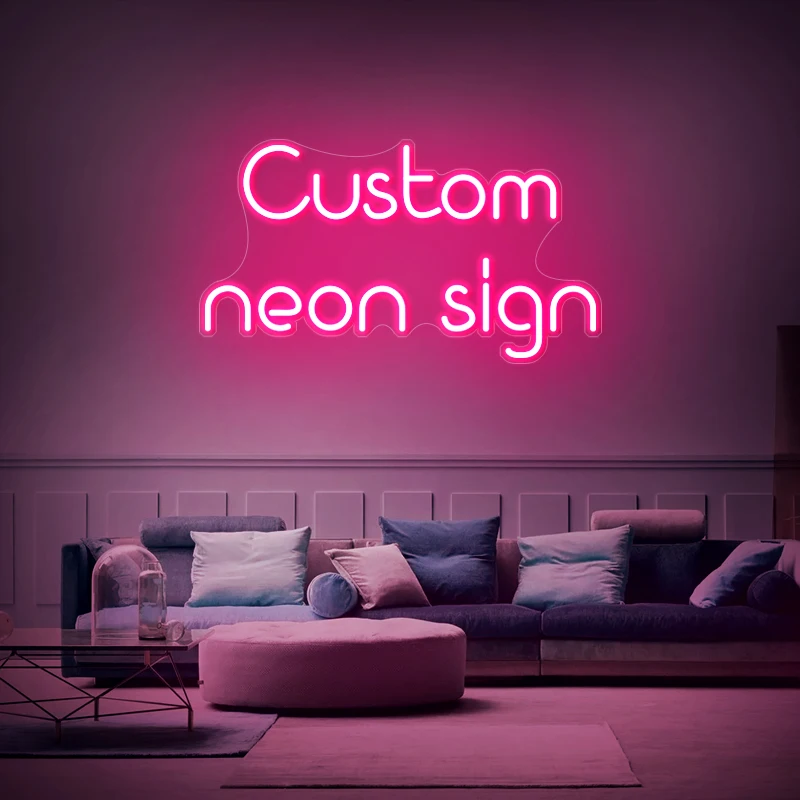 

VIP Custom Neon Sign Led Neon Signs Led Letters Split Custom Neon Light Sign for Wedding Party Bar DIY Personal Name Logo Salon