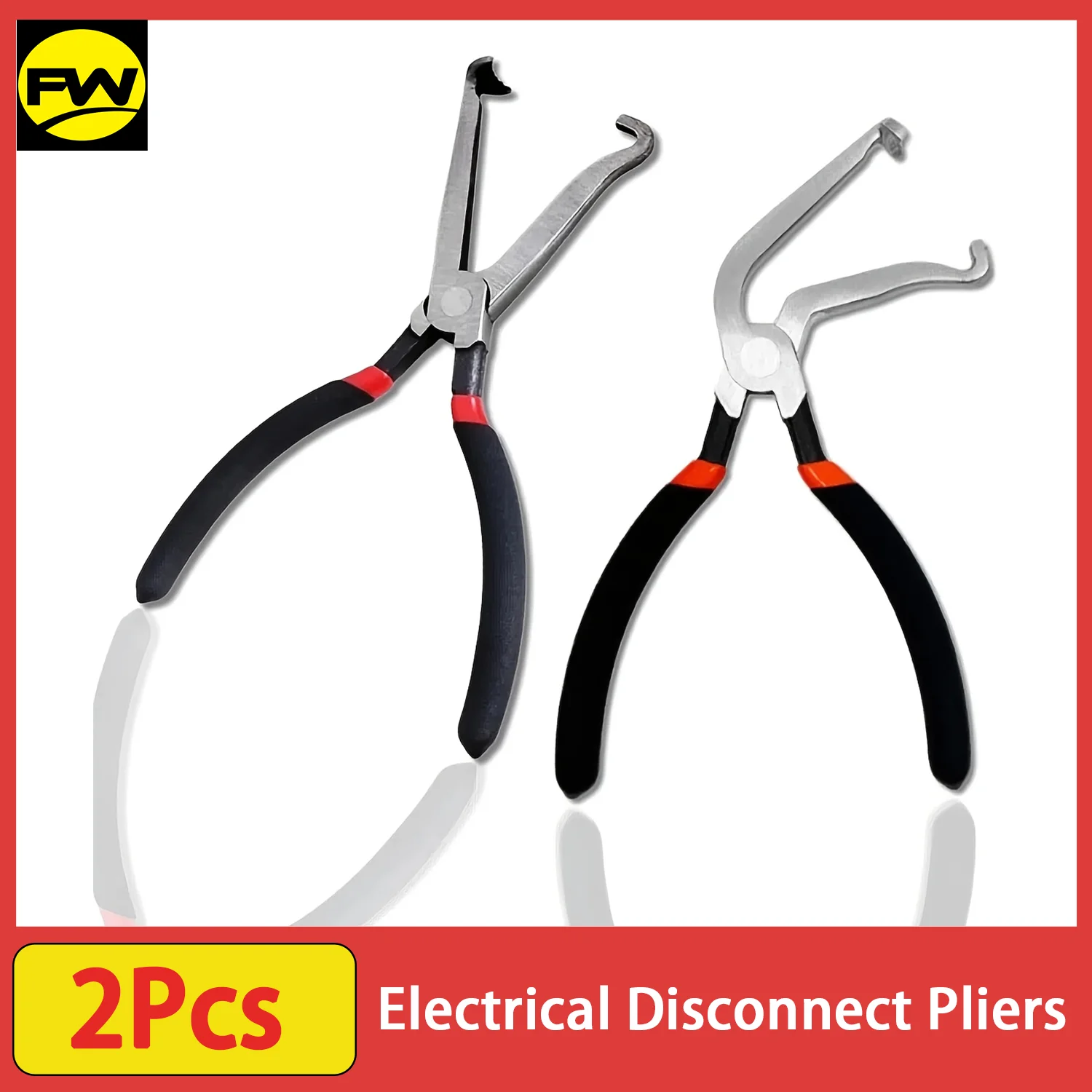 Electrical Disconnect Pliers 2pcs Fuel Line Gasoline Hose Clamp Pliers Automotive Hose Disconnect Tool for Push-Piece Plugs
