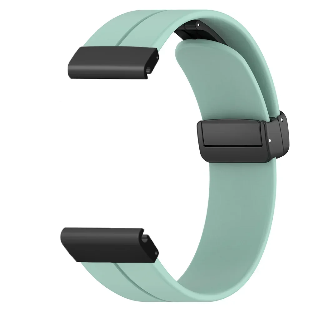 Magnetic Quick Release Silicone Bracelet with Folding Buckle