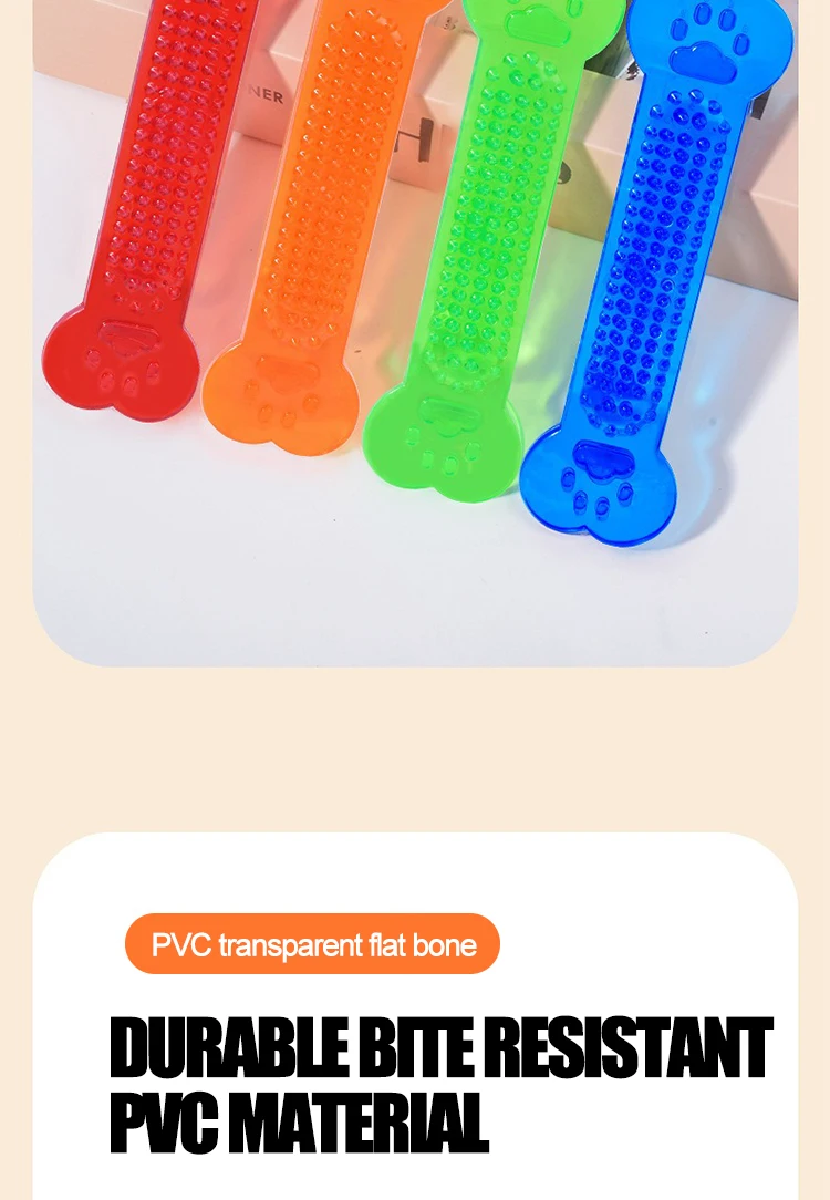 Indestructible Rubber Dog Bone Toy For Aggressive Chewers Dental_voghion.com