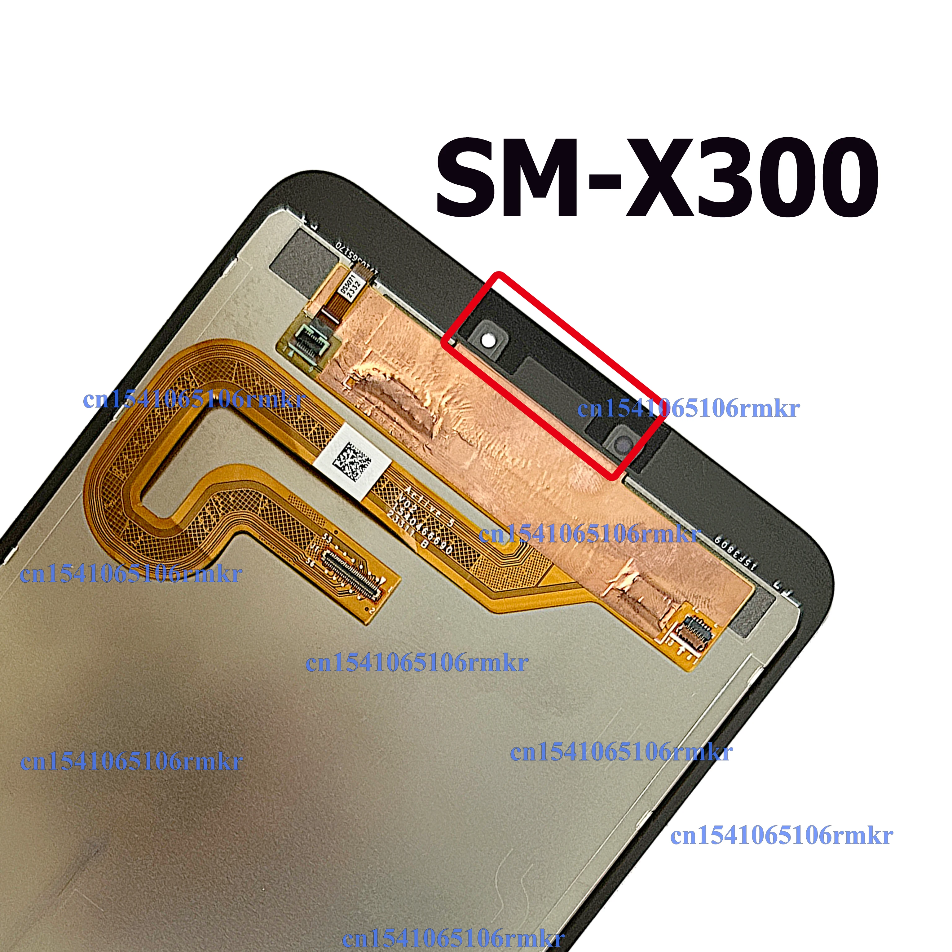 8" Tablet LCD Screen Replacement For Tab Active 5 SM-X300 SM-X306 X300 SM-X306B LCD Display Touch Digitizer Assembly Repair