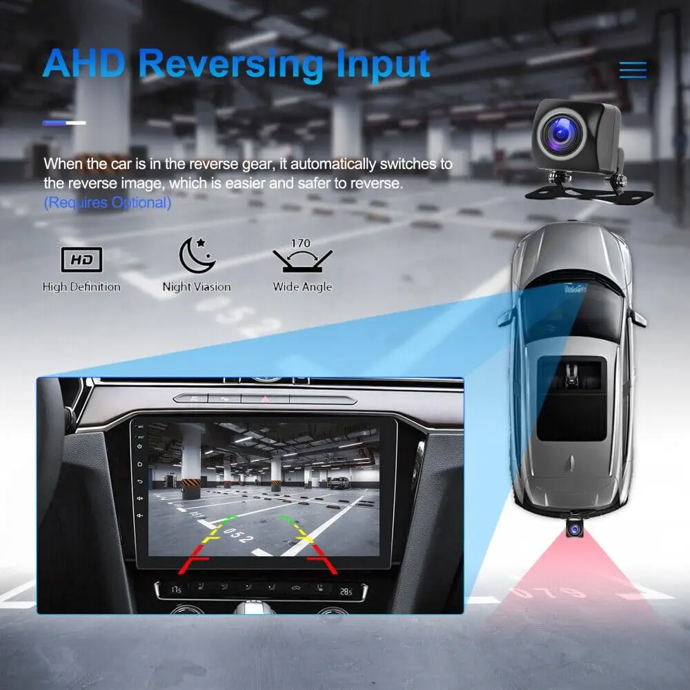 Wireless Carplay GPS Navigation Car Radio Stereo