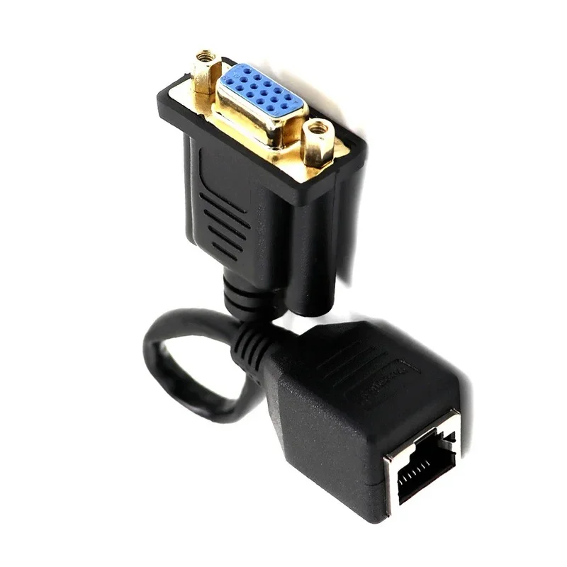 RJ45 TO VGA Réseau De Câble Internet Extender Mâle à Femelle Cordon De