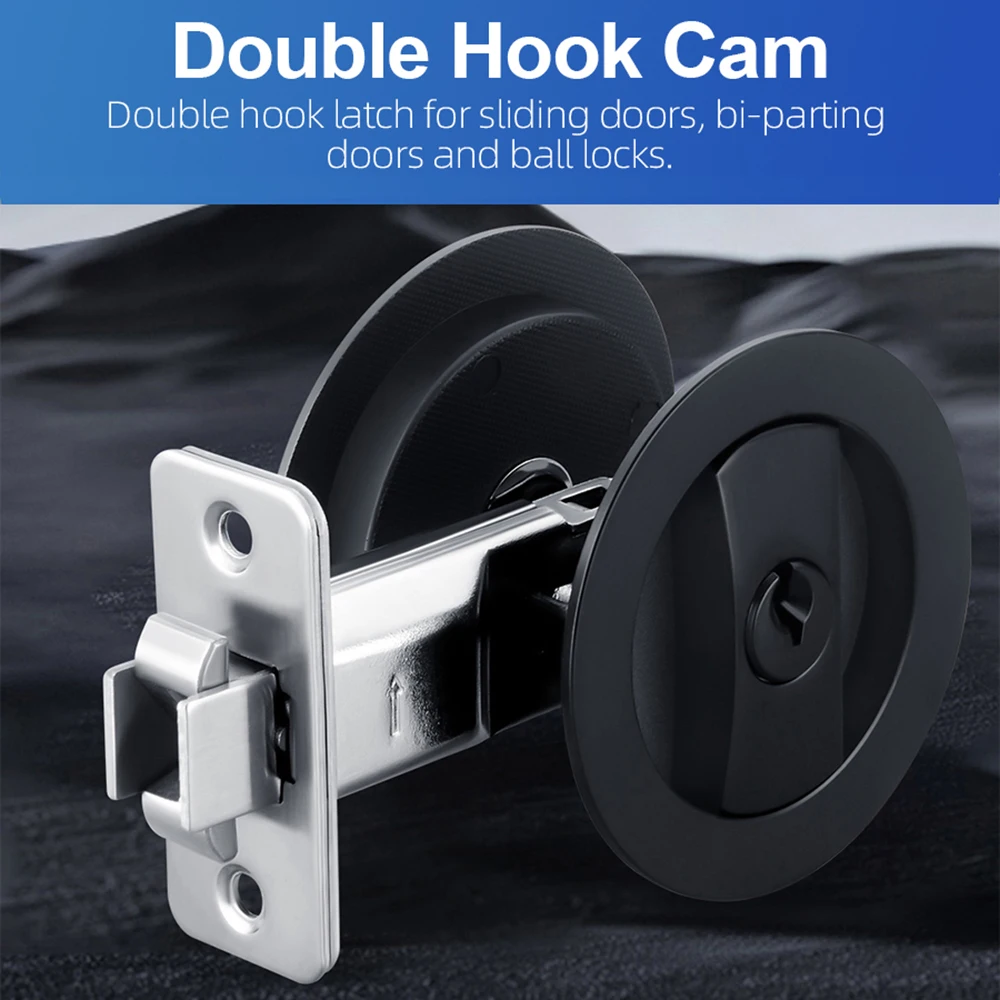 Door Lock Built-In Door Lock Handle Invisible Indoor Sliding Can Be Used For Handle