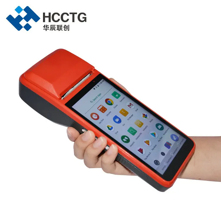 

Bluetooth WiFi ISO/ICE Handheld Android 7.0 12C UART Wireless Cash Register Machine POS System for Restaurant (R330)