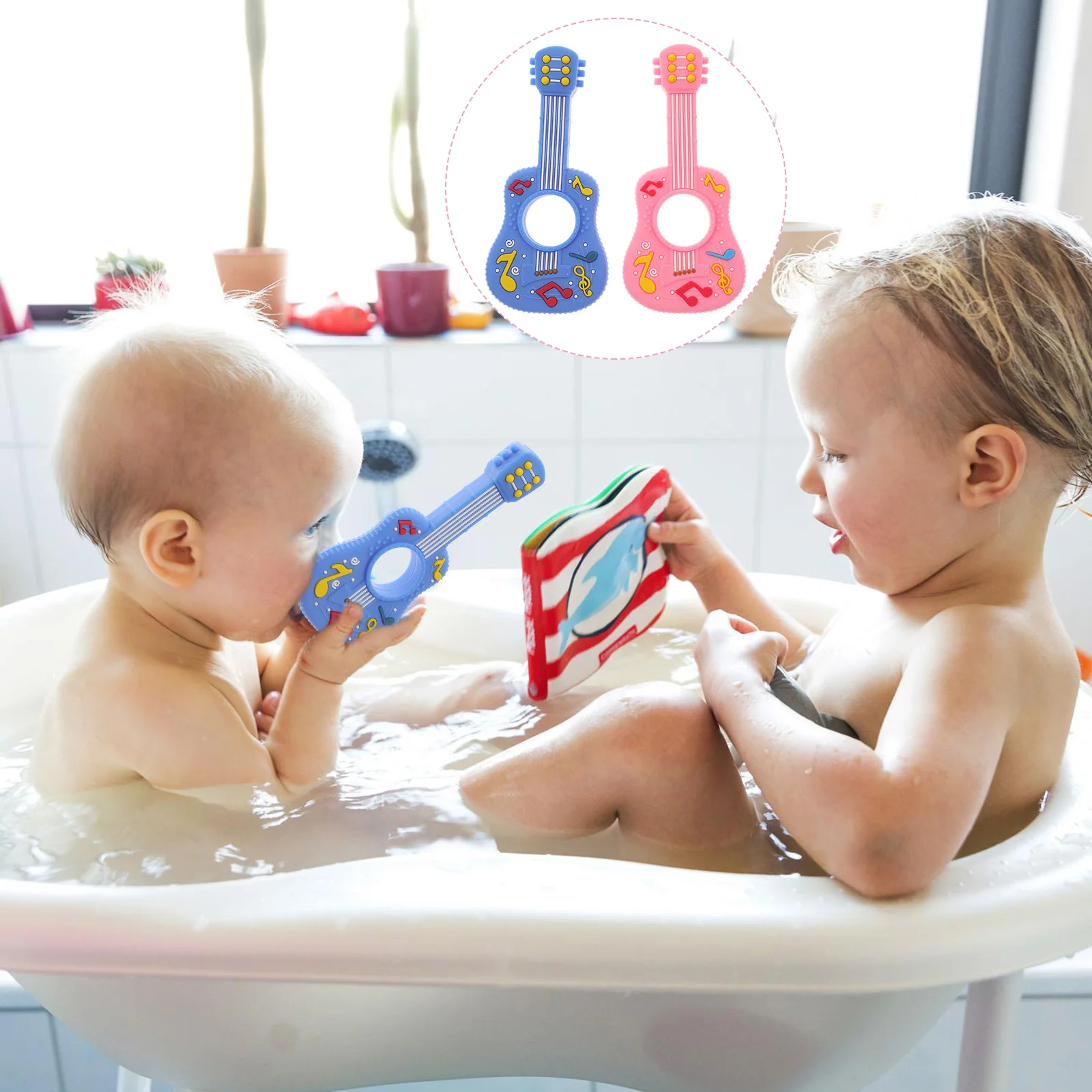 

2 Pcs Teething Stick Toddler Teether Toy Baby Shower Gift Molar Silicone Silica Gel Teethers for Babies 0-6 Months Supplies