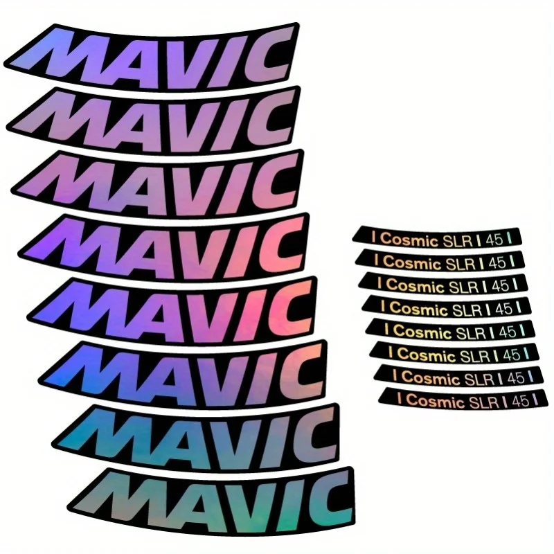 1세트 독특한 '마빅' 영감을 받은 스티커, 여행 가방, 벽 장식, 자전거 프레임 및 자전거 공예품에 적합