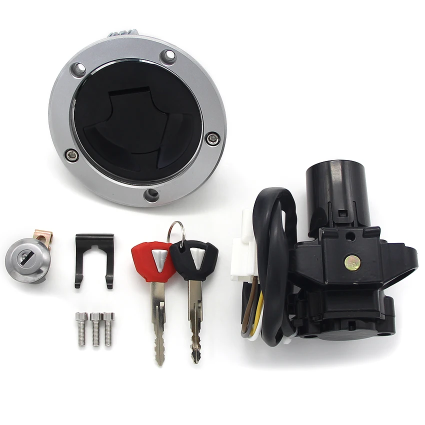 

Fuel Gas Ignition Switch Lock With Key Kit For Kawasaki ZX1000 27005-0556 51049-0039 27045-5470 51049-0039 27045-5492 27005-0568