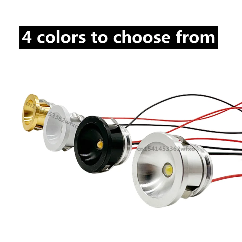 Dimmable Aluminum LED Mini Downlight 3W Spotlight Embedded COB 110V-220V Wine Cabinet Living Room Lighting