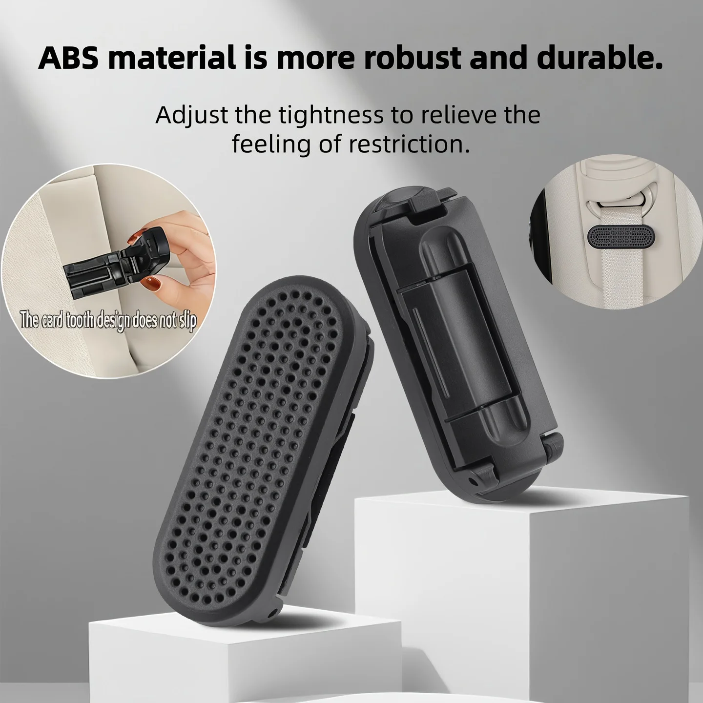 New Adjustable Car Safety Seat Belts Holder Auto Safety Belt Clips Seat Belt Stop Adjustment Clips Car Retention