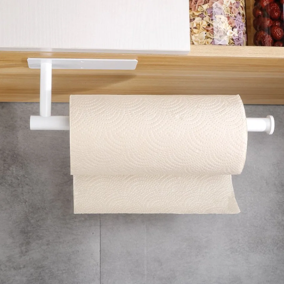 Paper Roll Holder Adhesive Stainless Steel Bathroom Toilet Kitchen Paper Towel Holder Tissue Hanging paper towel holder toilet paper holder toilet roll holder tissue holder