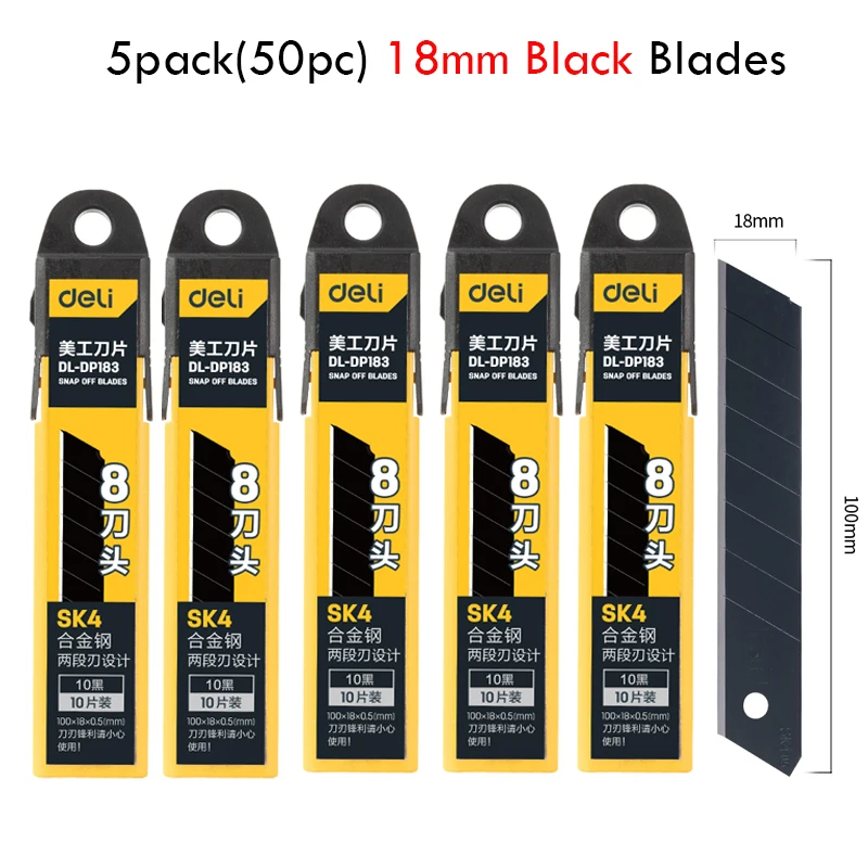 50Black 18MM Blades