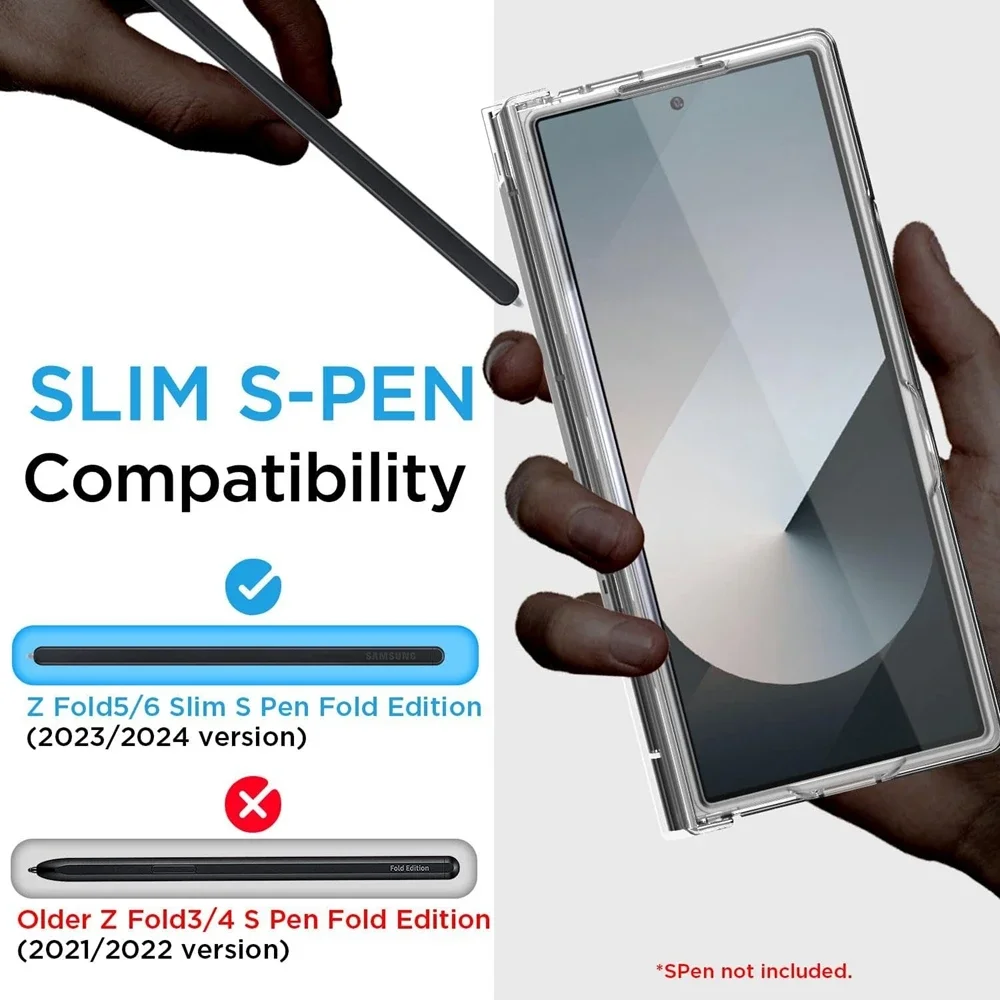 Enhanced Protective Case with S Pen Holder and Screen Protector