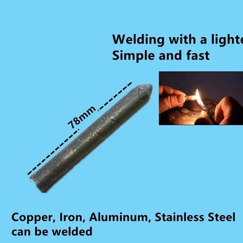 Aluminum Welding Rods 3-10Pcs Low Temperature Easy Melt Vacuum Weld Bars Cored Wire For Soldering Aluminum No Need Solder Powder