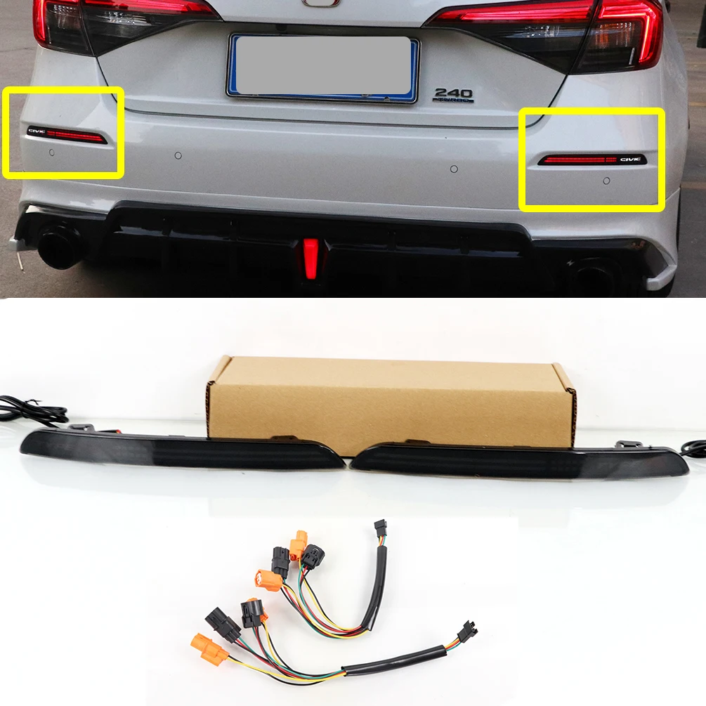 

Фонари для заднего бампера автомобиля Honda Civic 11th 2021 2022