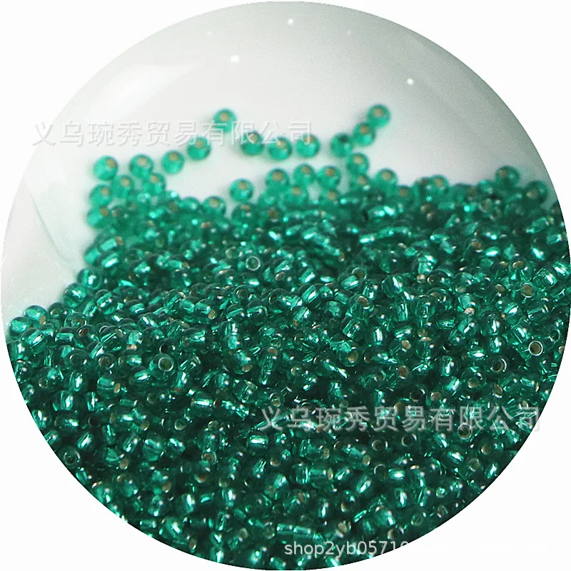 Filled Silver Glass Rice Beads for Handmade DIY Jewelry Accessories