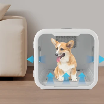 Pet Grooming Hair Dryer Box Adjustable Wind and Temperature Uv Sterilization Cabinet 2