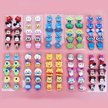 10pcs Shoe Charms for Crocs Disney Cartoon Crocs Accessories Decorations Mickey Stitch Badges Pack for Women Girls Children Gift