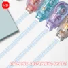 2/5pcs double-sided tape 6M * 6Mm roller tape DIY collage clip art album Office and school supplies stationery 4