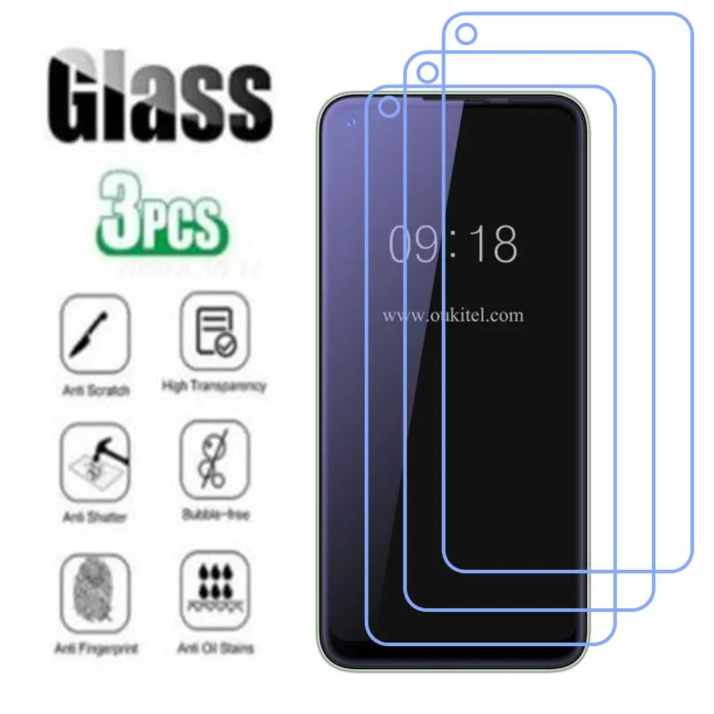 2 Protections écran Verre Trempé 9H Pour OUKITEL C3/C2/C5/C1 Plus – Anti-rayures, Haute Sensibilité – Facile à Poser