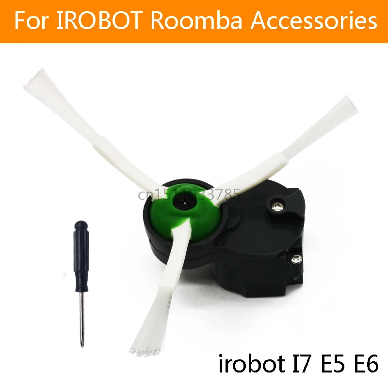DrRobor 2 Brosses Multisurfaces en Caoutchouc pour iRobot i7 i7+ / i7 Plus  i8 i8 Plus E5