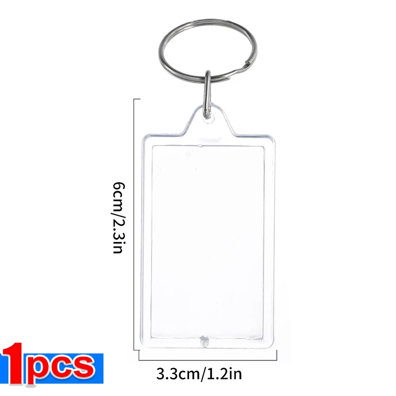 Customizable Clear Acrylic Keychain Frame - Perfect