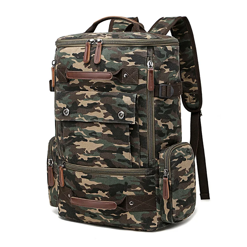 Zaino In Tela Da Uomo Laptop Mochila Hombre Camouflage Bagaglio Zaino Da Viaggio Sacoche Homme College Mochilas Para Estudiantes