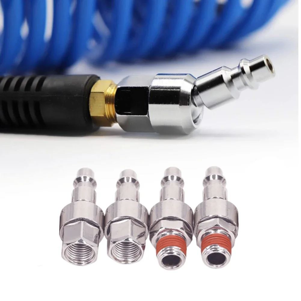 2Pcs 1/4 NPT Pneumatic Quick Joint Air Compressor For 360 Degree ...