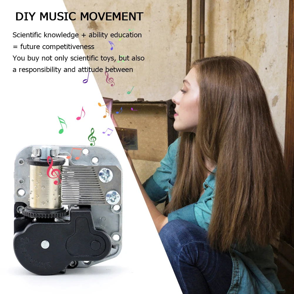 Music Box Metal Mini Mechanical Windup Movement Part