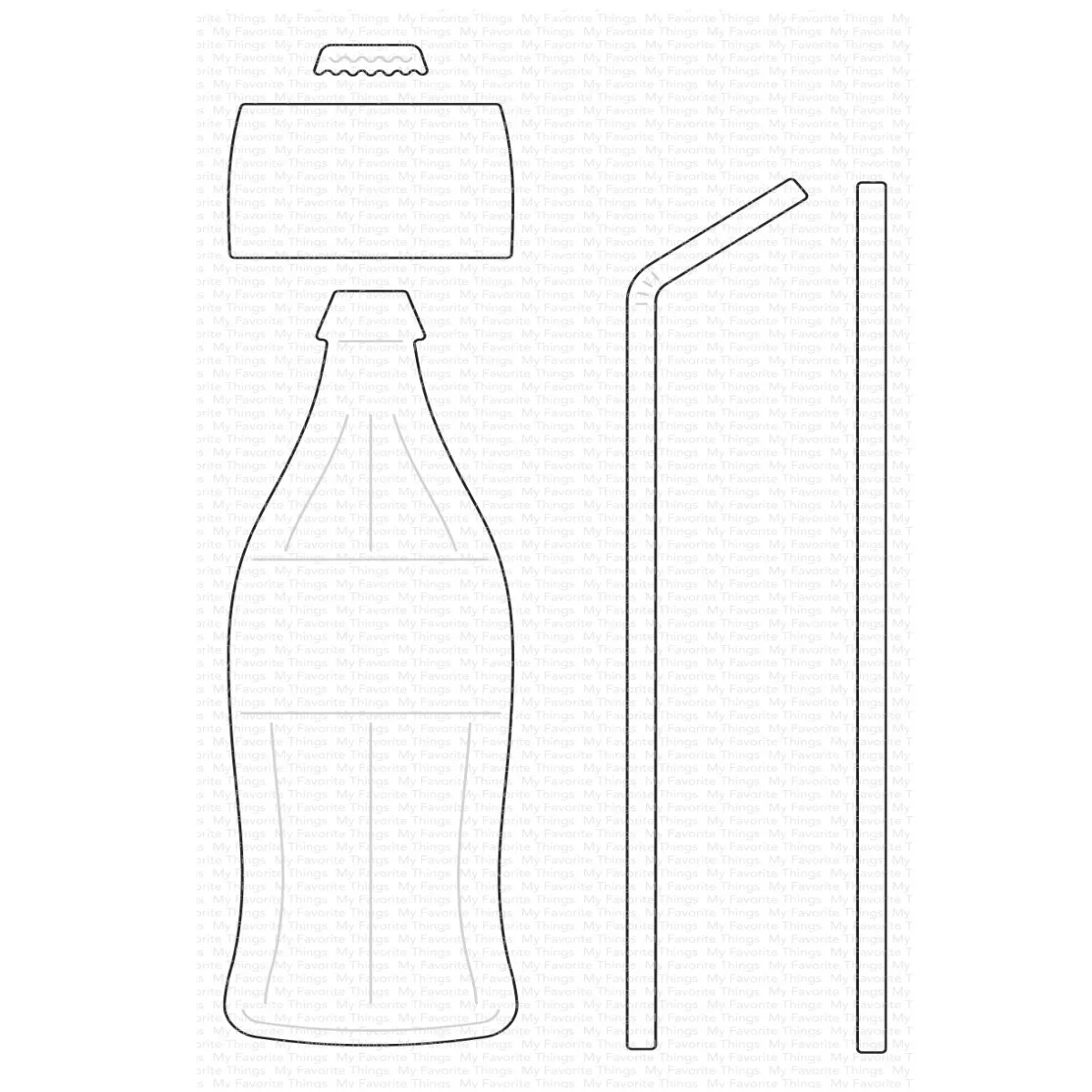 

2024 Beverage Bottle Metal Cutting Dies For Scrapbooking Photo Album Decorative Embossing DIY Handmade Paper Cards Crafts