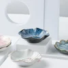 Creative and Minimalist Style Jewelry Tray Home Snack Dish Flavor Dish Ceramic Lotus Decoration Plate and Decorative Display 4