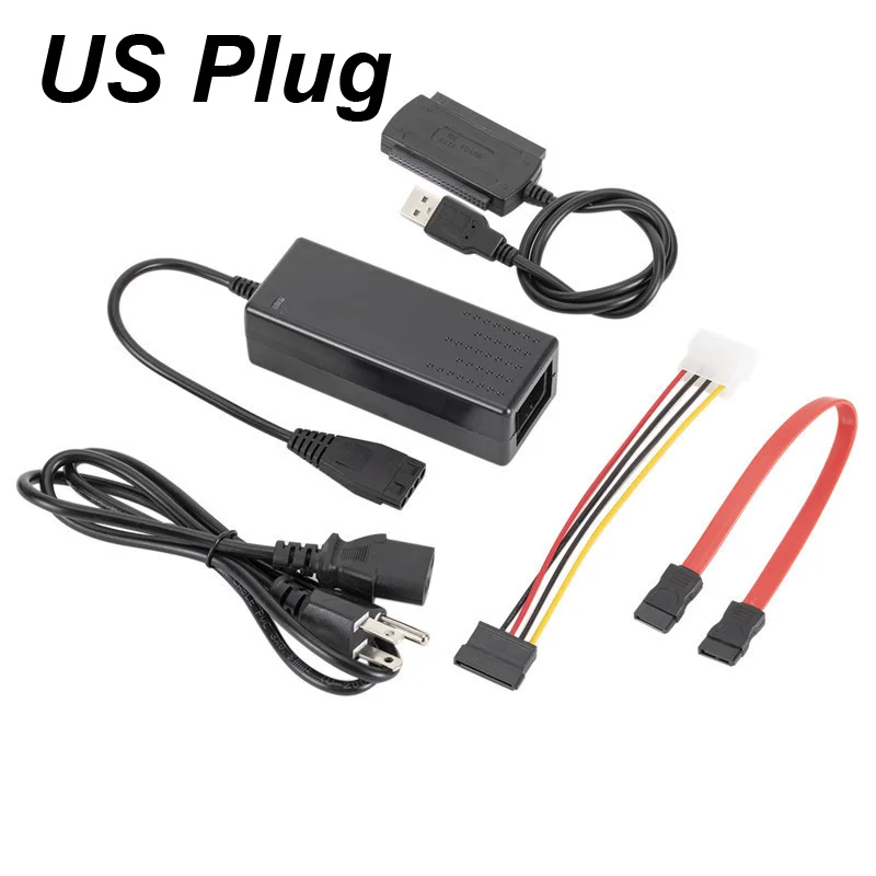 USB 2.0 Hard Drive Adapter with Power Cable