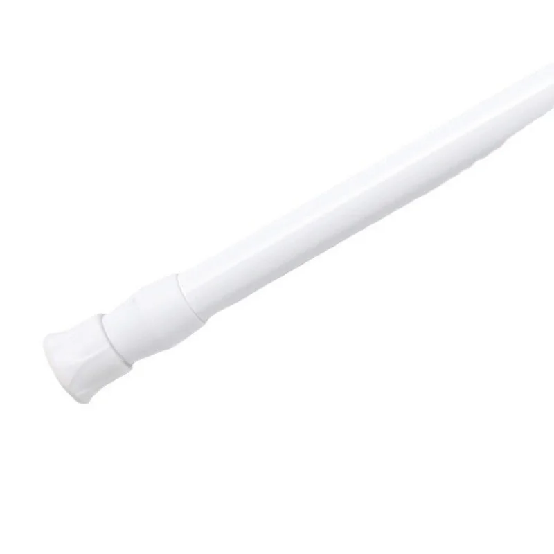 White color Curtain roman rods telescopic rods for shower and door curtains 4