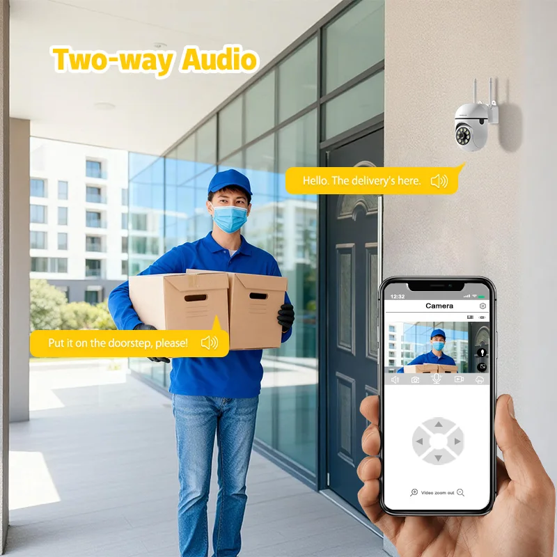 Two-way audio feature