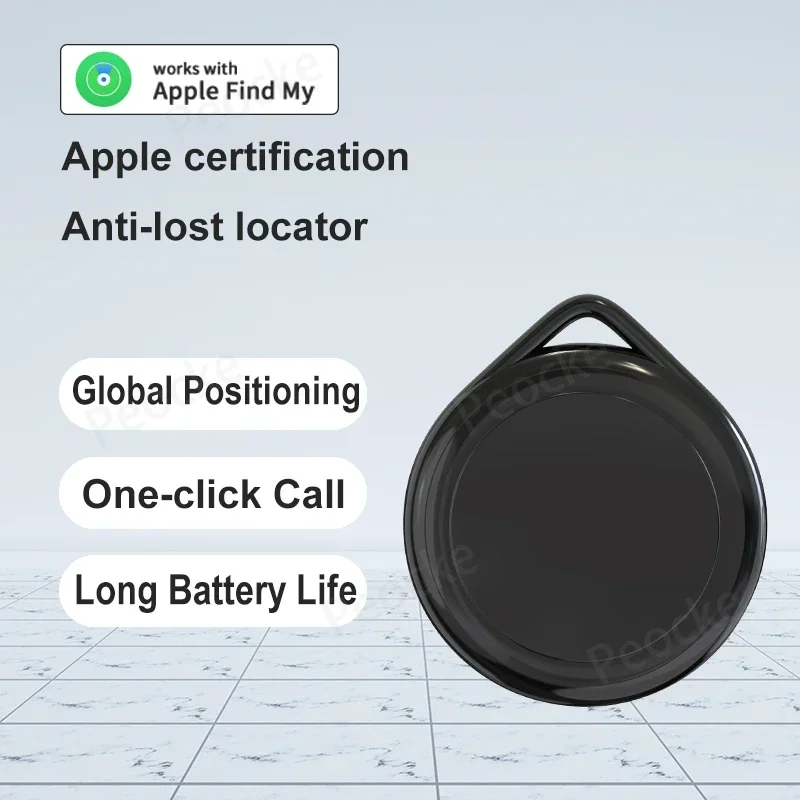 Mini Tracker with Find My for Apple GPS Locate Smart Tag Keys Bag Wallet Finder Bluetooth AirTag Replacement Anti-lose Tracker