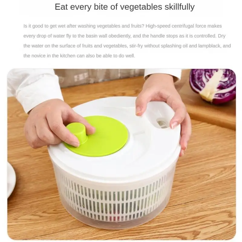 Vegetable Dehydrator Greens Washer Dryer Drainer Crisper Strainer Vegetables Salad Spinner Lettuce Leaf for Washing Drying Leafy vegetable dryer