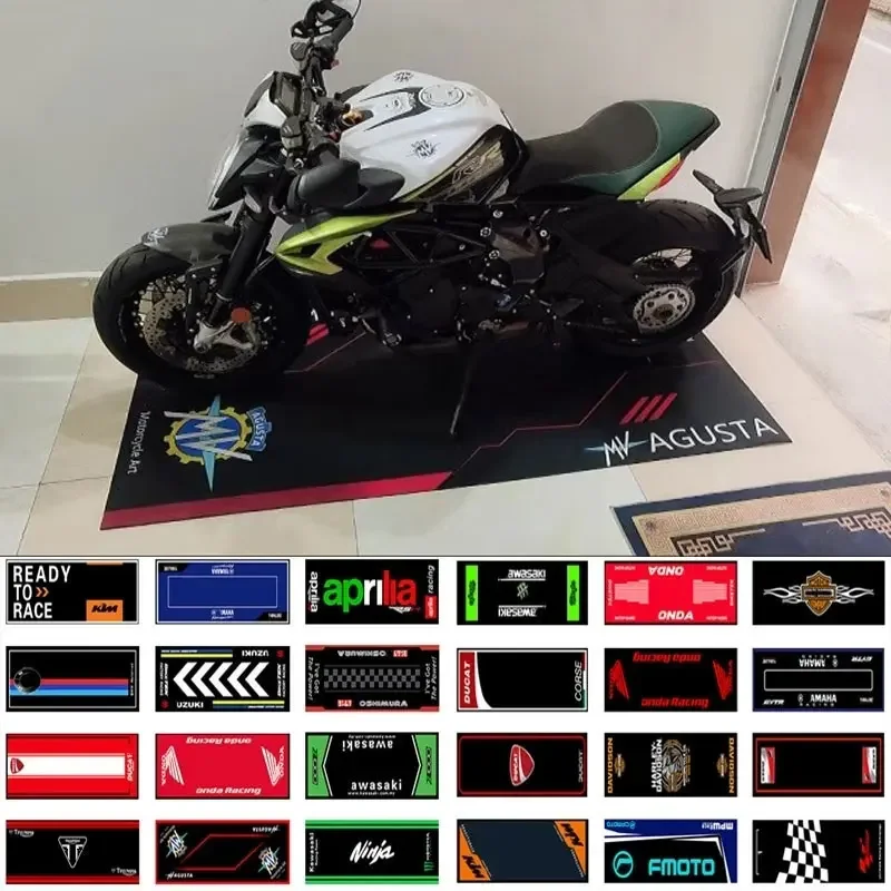 

Garage Mat Motorcycle Carpet Racing Cool Moto Display Yamaha R1 Carpets for Honda Kawasaki BMW Anti-slip Floor Decoration Rug