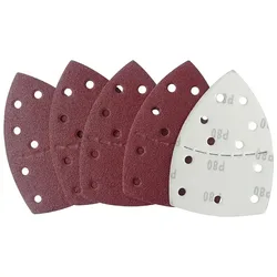 Red Sanding Paper Set for Woodworking and Polishing - 5/15 Pieces (180Grit)