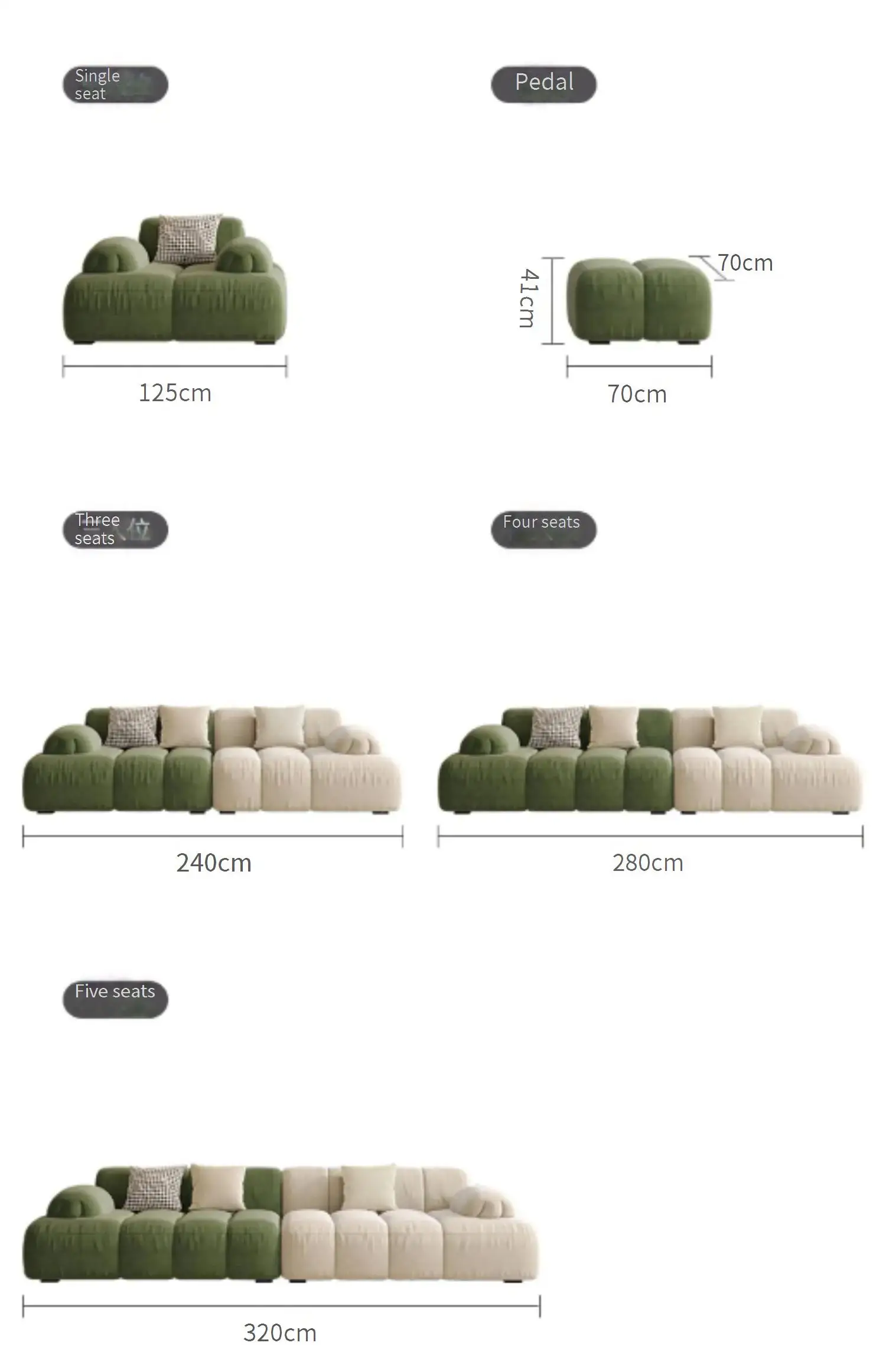 Lounge Comfortable Living Room Sofas Puff Soft Lazy Relaxing Minimalist Sofa Elegant Modern Canape Salon Patio Furniture