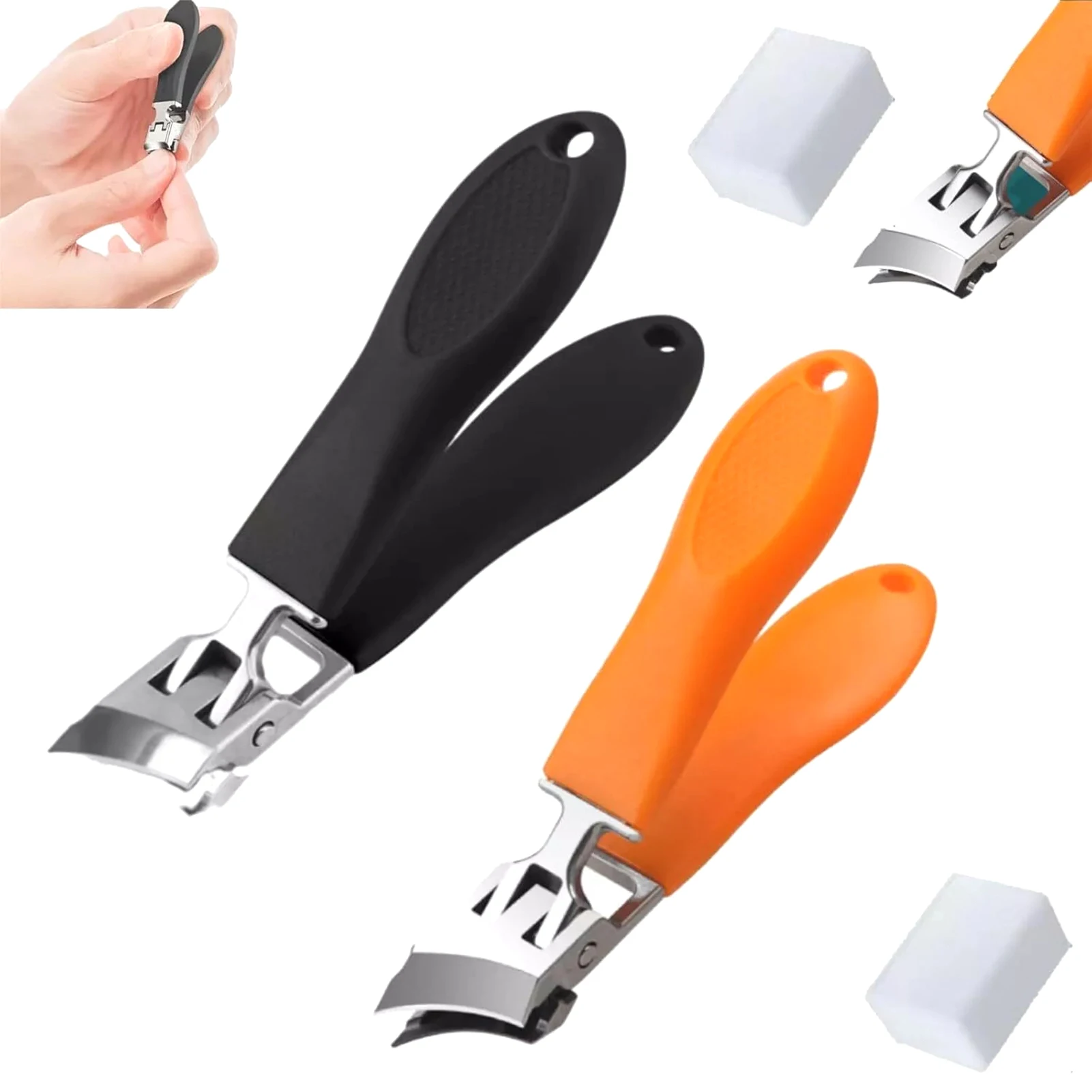 Wide Jaw Opening Nail Clipper Large Angled Head Toenail Clippers n Children Women Use
