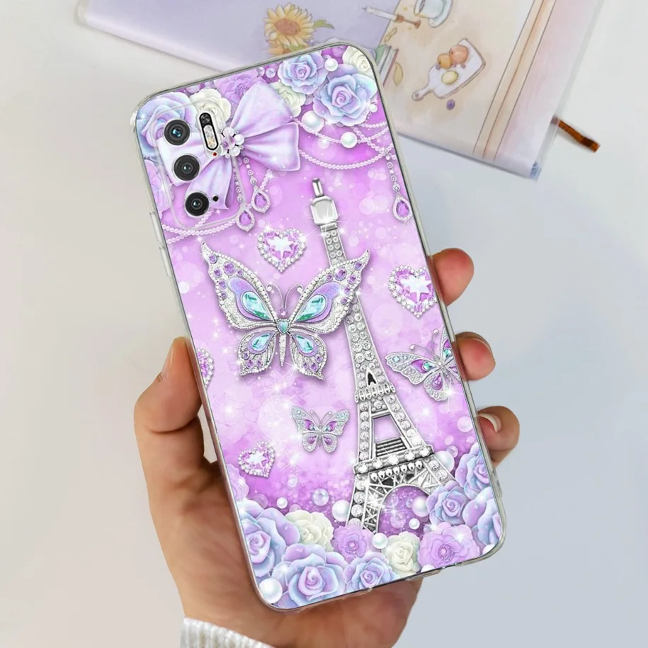 Fashion Butterfly Space Bumper Soft Silicone Back Cover