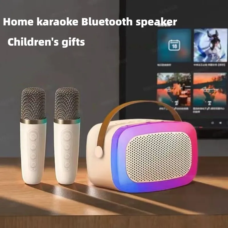 

Mini Portable RGB Waterproof Childrens Home Karaoke Bluetooth Speaker Subwoofer High Volume TWS Caixa De Som Bluetooth