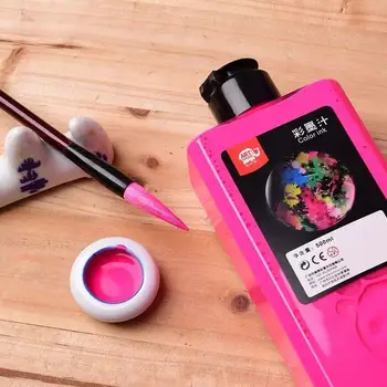 세척 가능한 중국 페인팅 안료, 서예, 어린이 성인 페인팅 잉크, 학생 미술 용품, 120ml 컬러 잉크