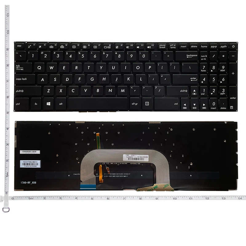 Eua ru Teclado para Asus Vivobook X705 X705ma X705mb X705fn X705fd X705qa N705u N705 N705un N705ud uq uf - Imagem 6