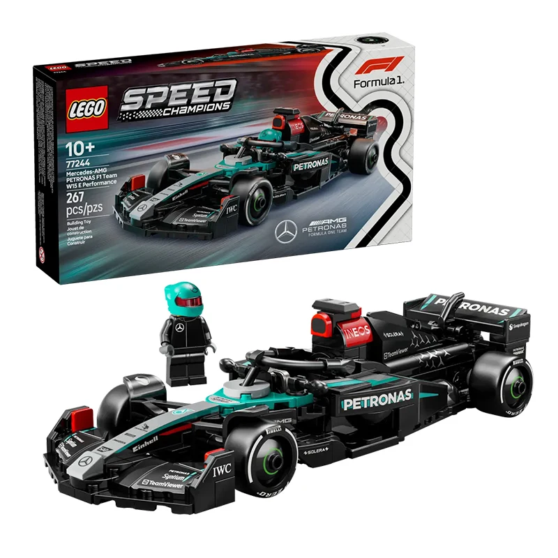 Lego Block Supercar 77244 Mercedes AMG F1 ®  W15 racing car children's puzzle puzzle building toy Valentine's Day gift